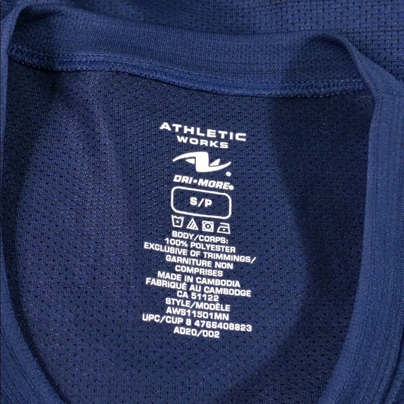 🎉 3/$20 Athletic Works Stripe Texture Tee - Picture 6 of 9